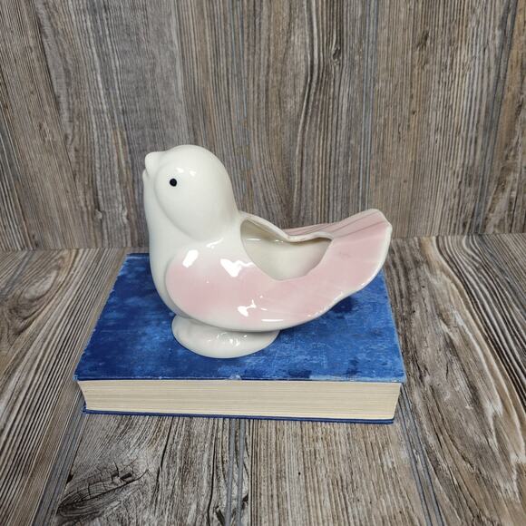 Vintage Succulent Bird Planter, Cottagecore Gift - Picture 3 of 7